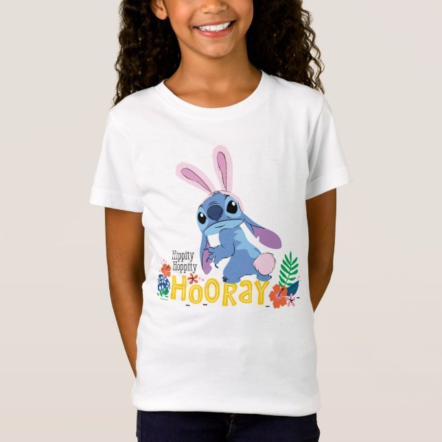 Easter Stitch | Hippity Hoppity Hooray T-Shirt (Front)
