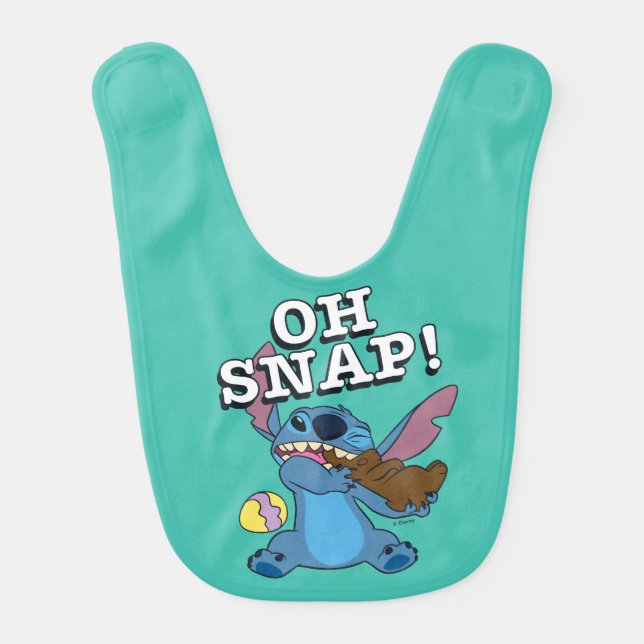 Easter Stitch | Oh Snap! Baby Bib (Front)