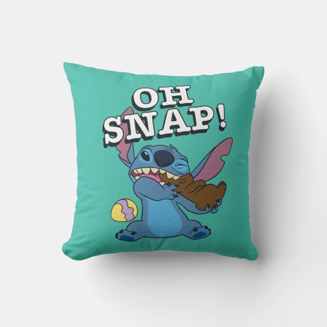 Easter Stitch | Oh Snap! Throw Pillow (Front)