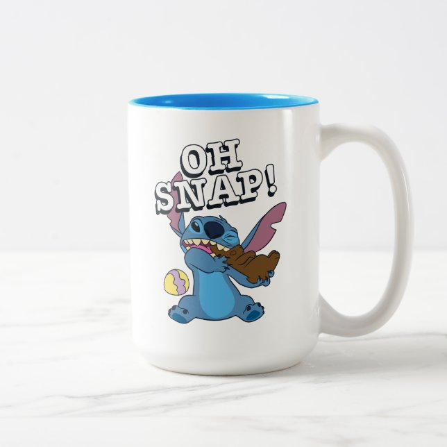 Easter Stitch | Oh Snap! Two-Tone Coffee Mug (Right)