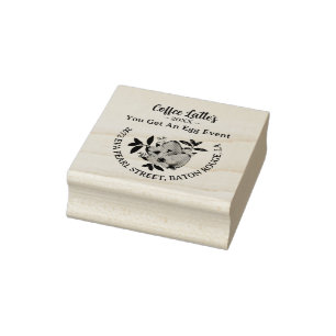 Easter style Business Event Seal  Rubber Stamp