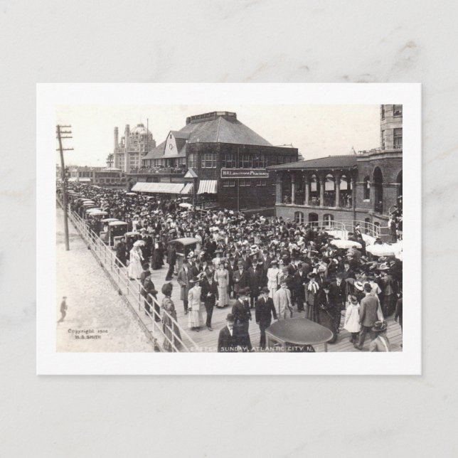 Easter Sunday, Atlantic City NJ Vintage Holiday Postcard (Front)