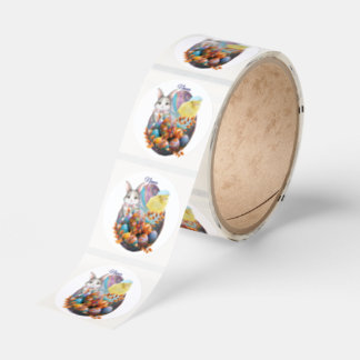 Easter Sunday Celebrations Classic Round Sticker
