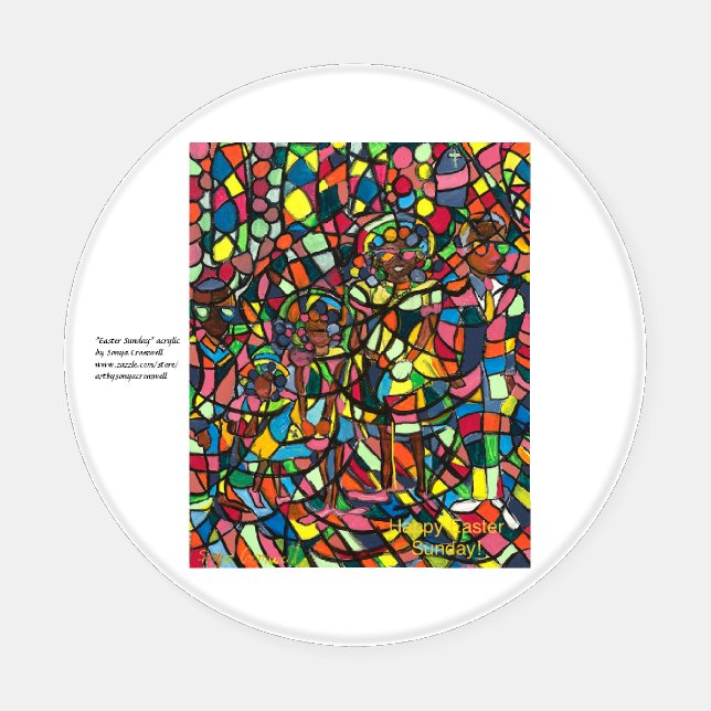 "Easter Sunday"  Coaster Set (Single)