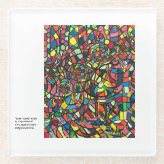 "Easter Sunday"  Glass Coaster