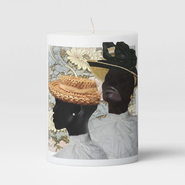 Easter Sunday Morning 1919 Pillar Candle (Front)