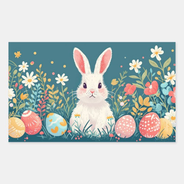 Easter Sunday  Rectangular Sticker (Front)