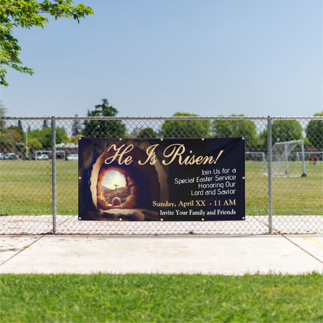 Easter Sunday Service Banner (Insitu)
