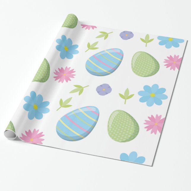 Easter Sunday Wrapping Paper (Unrolled)