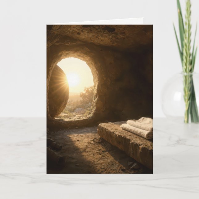 Easter Sunlight In an Empty Tomb Card (Front)