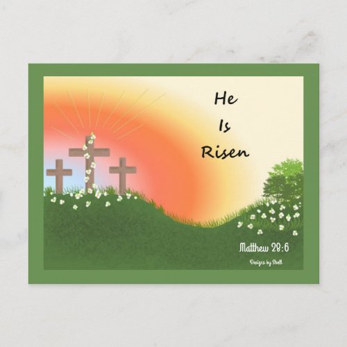 Easter Sunrise Holiday Postcard