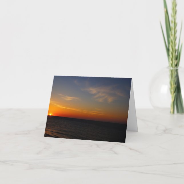 Easter Sunrise over the Atlantic Holiday Card (Front)