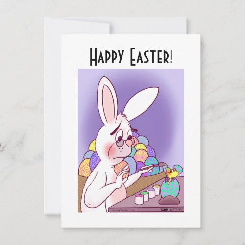 Easter Surprise Flat Note Card
