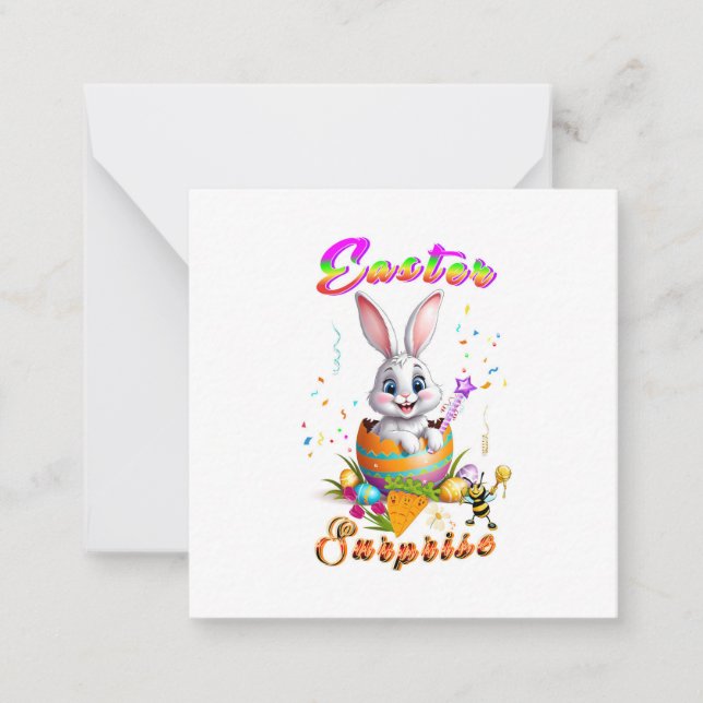 Easter Surprise Note Card (Front)