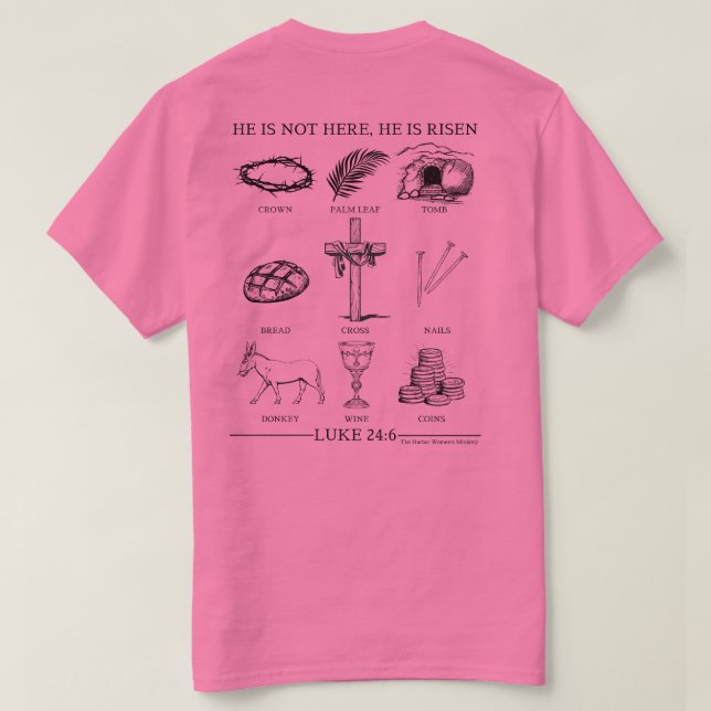 Easter Symbols T-Shirt (Design Back)