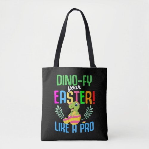 Easter T_rex Dinosaur Rabbit Easter Bunny Holiday  Tote Bag