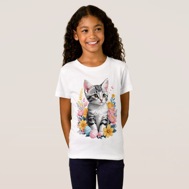 Easter Tabby T-Shirt (Front Full)