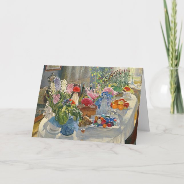 Easter Table Holiday Card (Front)