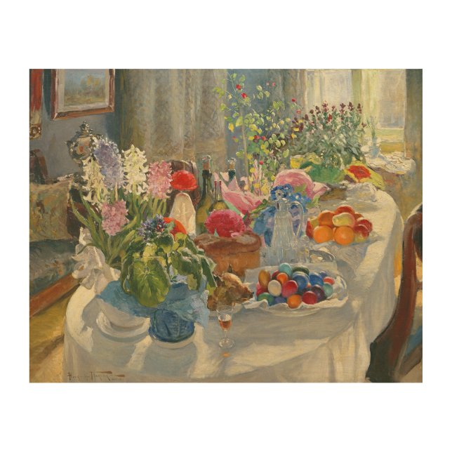 Easter Table Wood Wall Decor (Front)