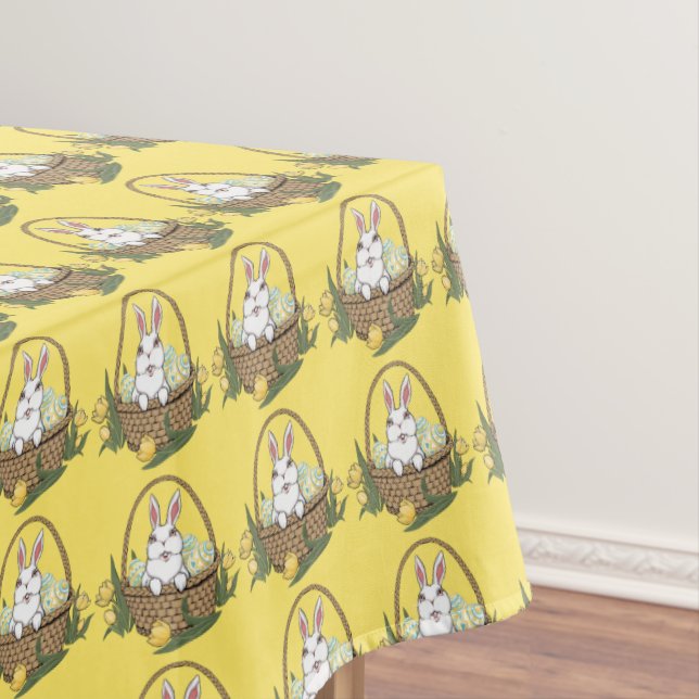 Easter Tablecloth Festive Easter Bunny Tablecloth (In Situ)