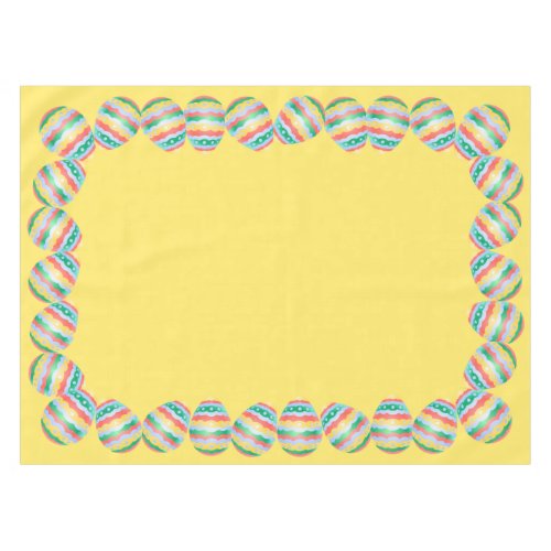 Easter Tablecloth Festive Easter Egg Tablecloth