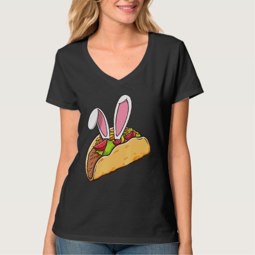 Easter Taco Bunny Funny Mexican Food Foodie Men Wo T_Shirt