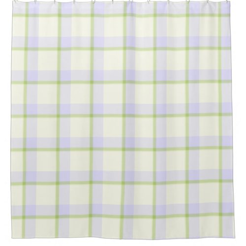 Easter Tartan Elegant Shower Curtain