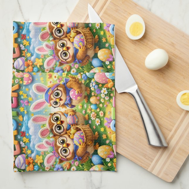 easter tea towel (Quarter Fold)