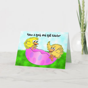 Easter teeter totter holiday card