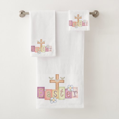 Easter Theme Bathroom Towel Set