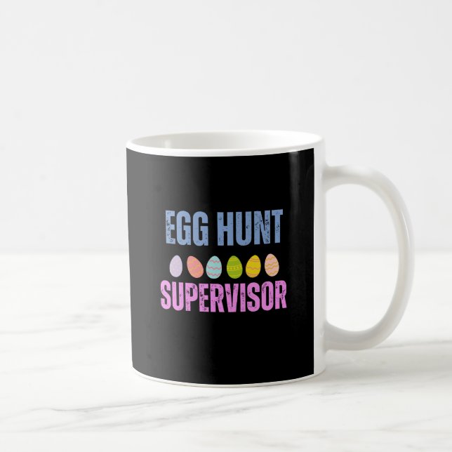 Easter Themed Mug, Egg hunt supervisor Coffee Mug (Right)