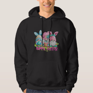 Easter Three Gnomes Cute Gnome Easter Outfit Easte Hoodie