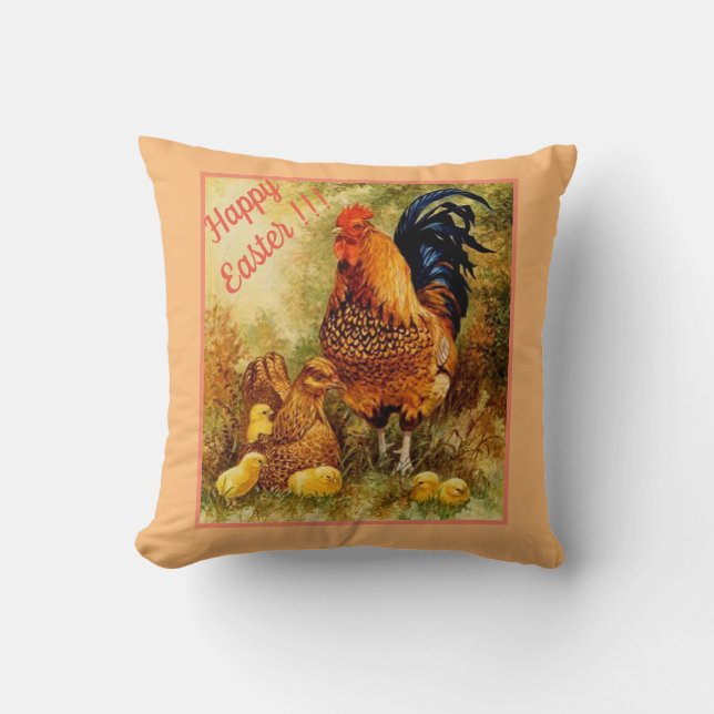 Easter Throw Pillow (Front)