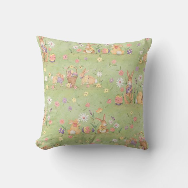 Easter Throw Pillow (Front)