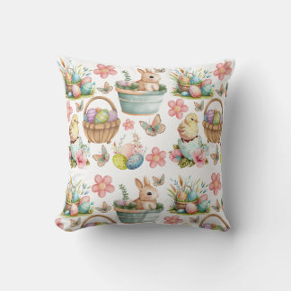 Easter Throw Pillow, Spring  Pillow
