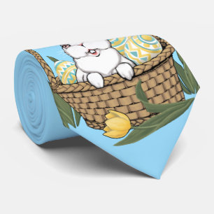 Easter Tie Easter Bunny Art Necktie Easter Gifts