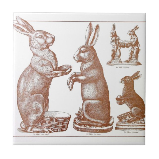 Easter Tile Antique Chocolate Mold Bunny Catalogue (Front)