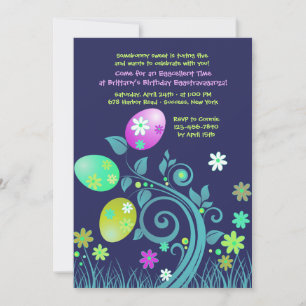 Easter Time Birthday Invitation