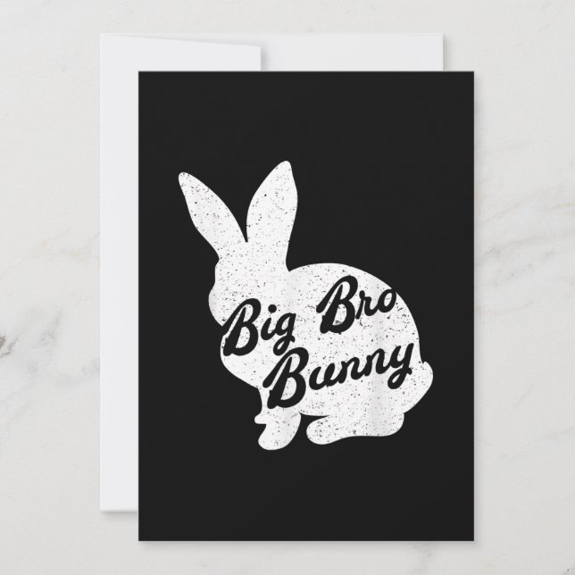 Easter To Big Bro Bunny Gift For Brother (Front)