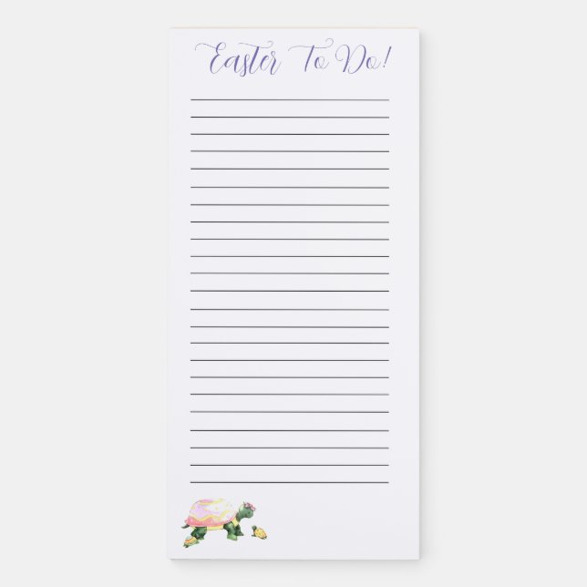 Easter To Do List Magnetic Notepad (Front)