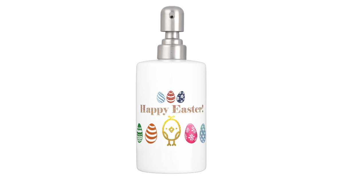 Easter Toothbrush Holder and Soap Dispenser Set