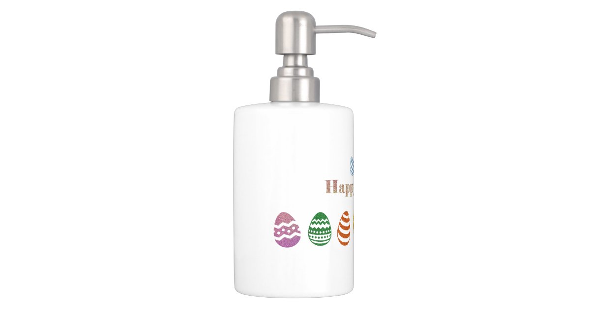 Easter Toothbrush Holder and Soap Dispenser Set