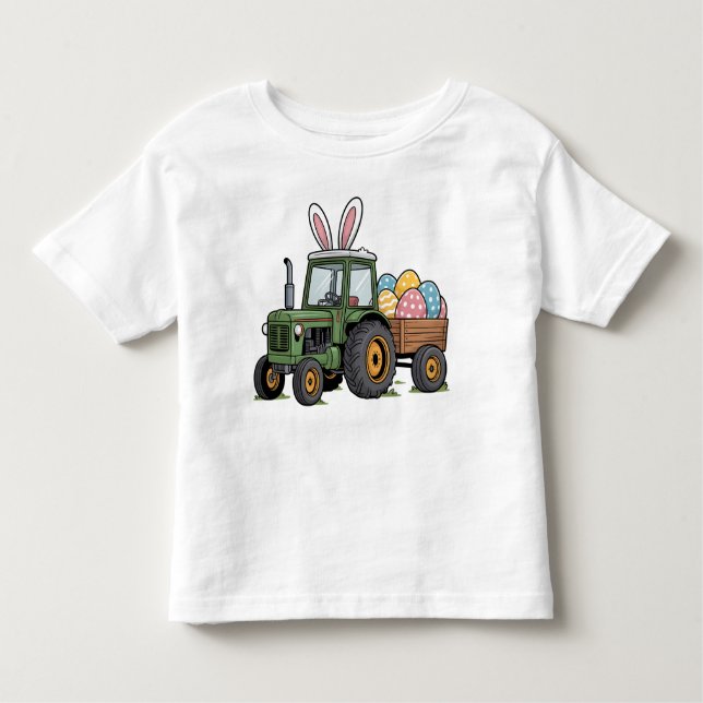 Easter Tractor  Toddler T-shirt (Front)
