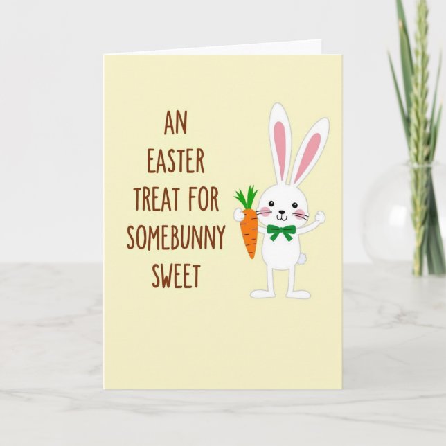 Easter Treat For Someone Sweet Card (Front)