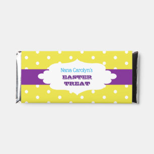 Easter Treat Polka Dot Hershey Bar Favors