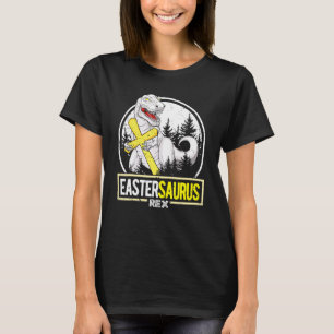 Easter Trex For Kids Dinosaur Bunny Easter Saurus T-Shirt