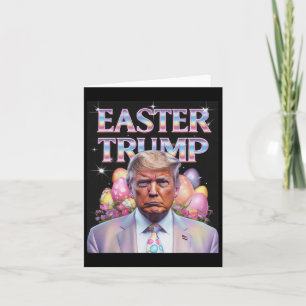 Easter Trump Funny Easter Celebration Rabbit Hunt Card