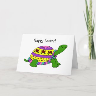 Easter turtle card