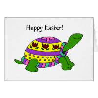 Easter turtle card