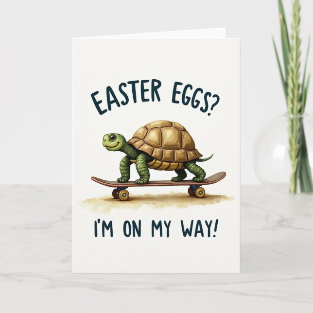 Easter Turtle Delivery Card (Front)